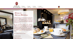 Desktop Screenshot of hotelamrothenbaum.de